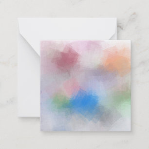 Modelo Abstrato de Vazio de Cores de Pastel Person