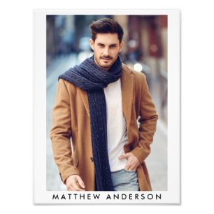 Modelo Ator 9 x 12 Impressão de Portfólio de Fotos