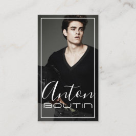 Modelo Ator Cartão de visita