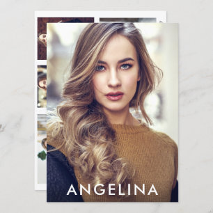 Modelo Ator Photo Pro Comp Card - 5 Fotografias Vo