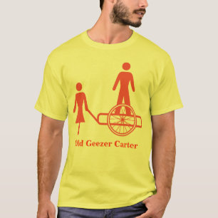Modelo básico velho do t-shirt de Carter R do