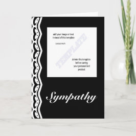 modelo Cartão de condolências