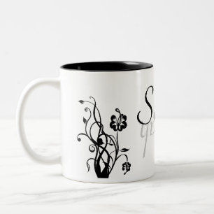 Modelo conhecido floral da caneca
