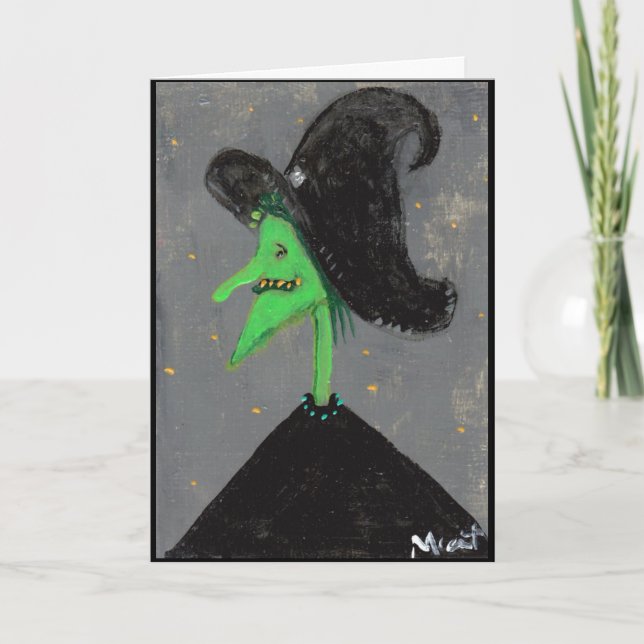 Modelo da bruxa do Dia das Bruxas (Frente)