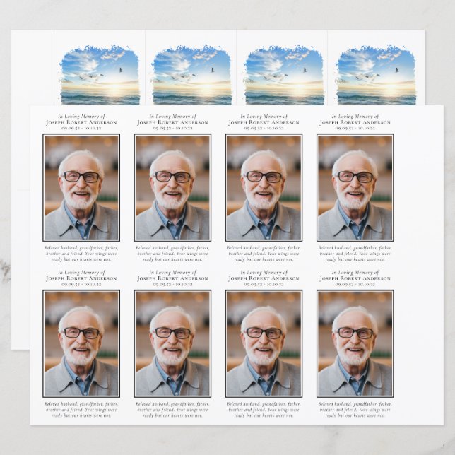 Modelo de 4,25x2,5 polegadas com placa de oração f (Frente/Verso)