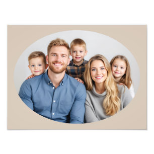 Modelo de Ampliação de Foto de Retrato de Família