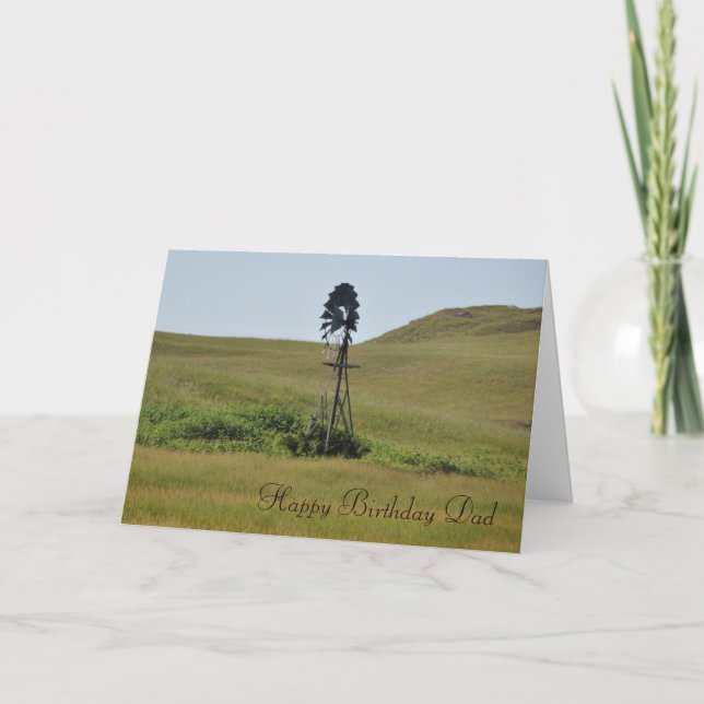 Modelo de aniversário do pai (Frente)