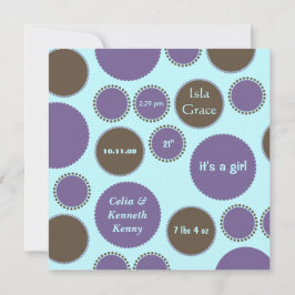 Modelo de Anúncio de Bebê