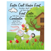 Modelo de anúncio de evento do fornecedor do Artes