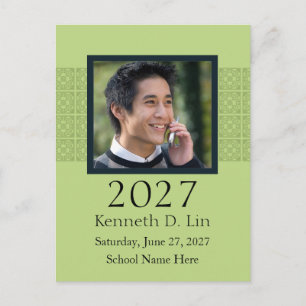 Modelo de anúncio de formatura com foto personaliz