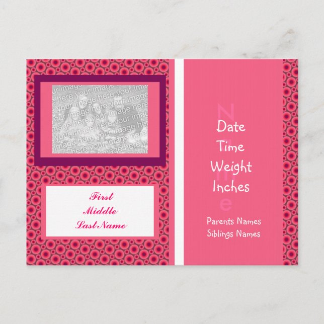 Modelo de Anúncio de Foto de Menina (Frente)