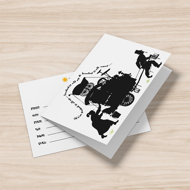 Modelo de Anúncio de Movimentação de Preenchimento (Here's our new address!)