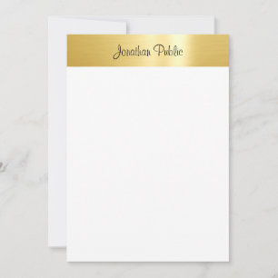 Modelo de aparência elegante Dourada de Script Cal