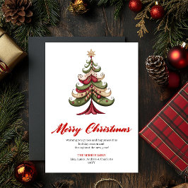 Modelo de Árvore de Natal Artística de Designer pa