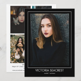 Modelo de Ator Borderline 5 Talento Comp Cartão ZE