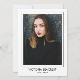 Modelo de Ator Borderline 5 Talento Comp Cartão ZE