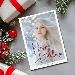 Modelo de Ator Feliz Natal Foto de Cabeça Roteiro