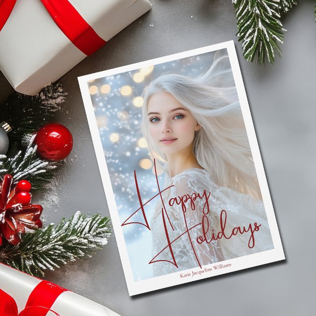 Modelo de Ator Feliz Natal Foto de Cabeça Roteiro (Criador carregado)