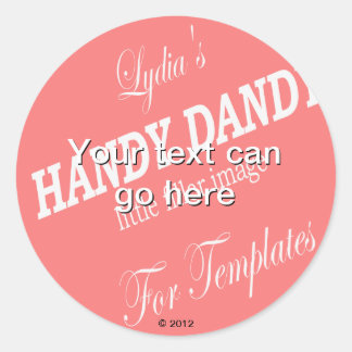 Modelo de autocolante