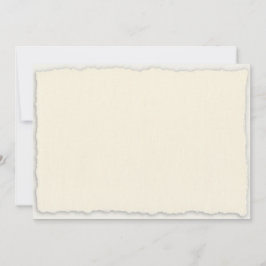 Modelo de Aviso de Data de Casamento Branco Marfim