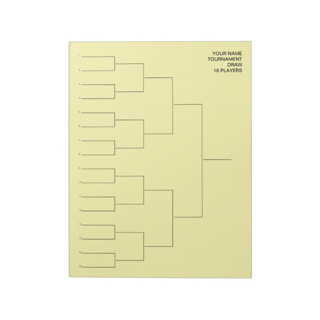 Modelo de bloco de notas para sorteio de torneio p (Invertido)