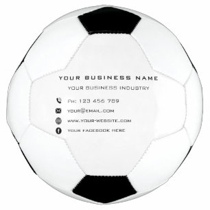 Modelo de Bola de Futebol do Promocional de Inform