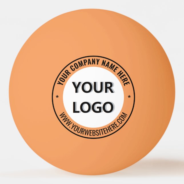 Modelo de Bolas de Ping Pong com Texto de Logo Per (Frente)