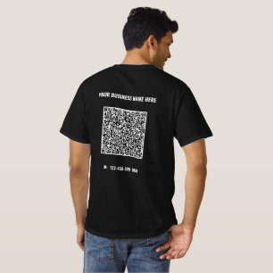 Modelo de Camisa de Código QR de Empresa Personali