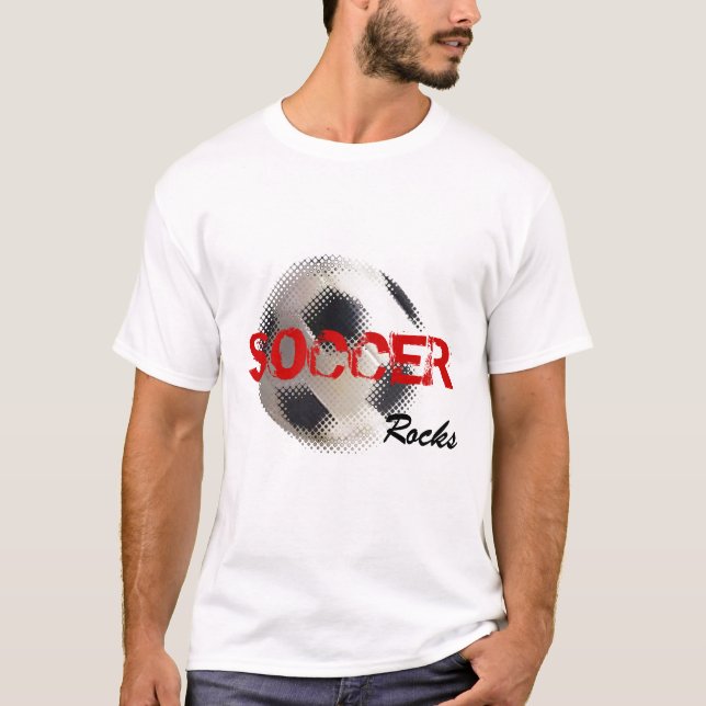 Modelo de Camisa de Futebol das Rochas do Futebol (Frente)