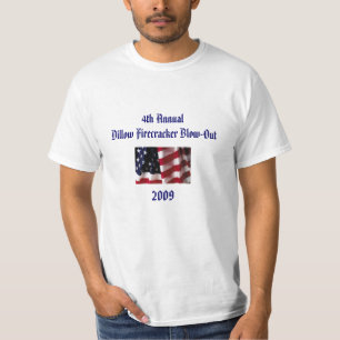 modelo de Camisa T do evento de 4 de julho