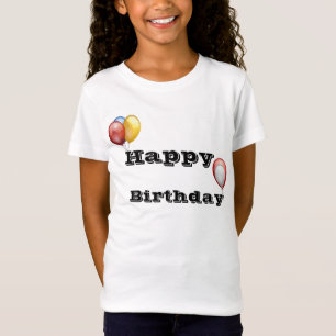 modelo de Camisa T-Shirt para Crianças de aniversá