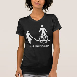 Modelo de Camiseta Básica Preta Old Geezer Pusher