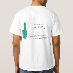 Modelo de Camiseta de para empresas de jardinagem