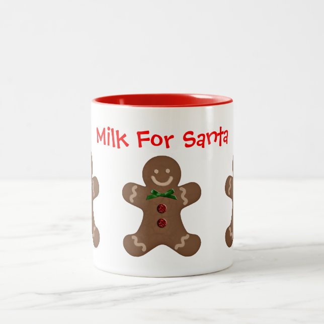 Modelo de Caneca de Café Leite Para Papai Noel (Centro)