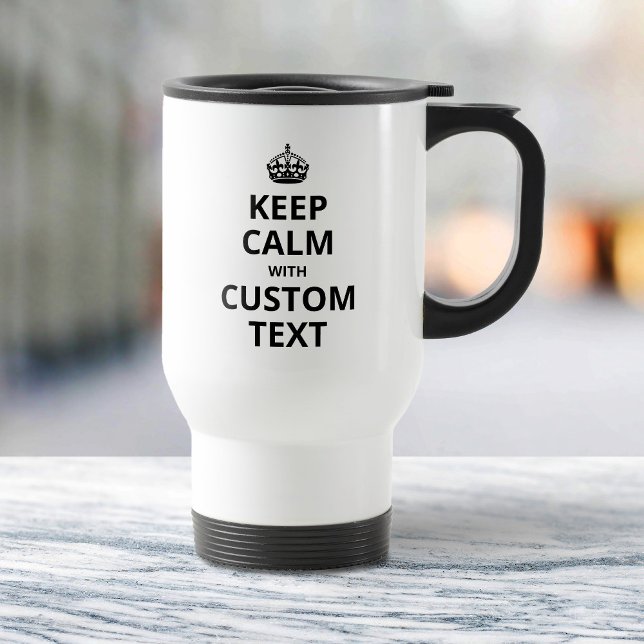 Modelo de Caneca de Viagem com Citação Personaliza (Criador carregado)