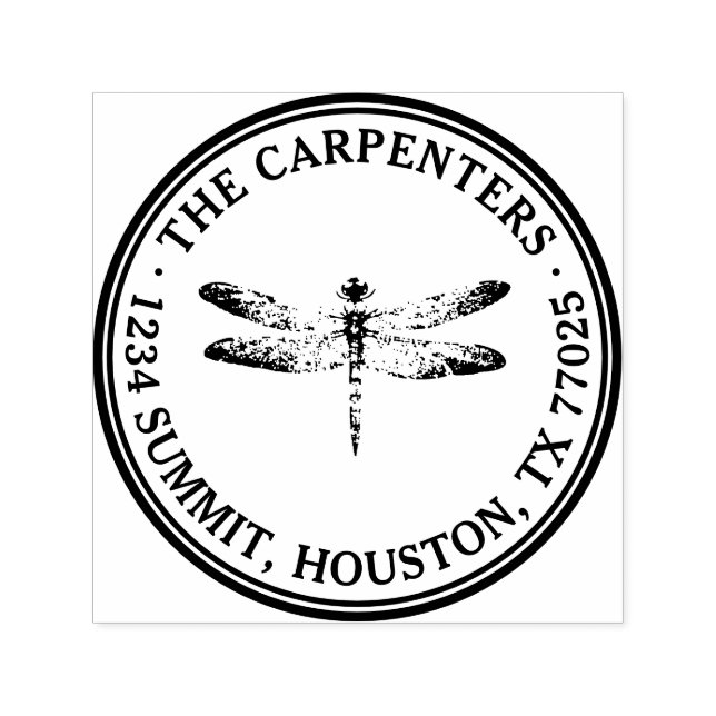 Modelo de Carimbo Personalizável de 1,5"x1,5" (Design)