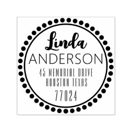 Modelo de Carimbo Personalizável de 1,5"x1,5"