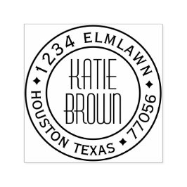 Modelo de Carimbo Personalizável de 1,5"x1,5"