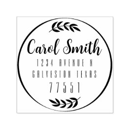 Modelo de Carimbo Personalizável de 1,5"x1,5"