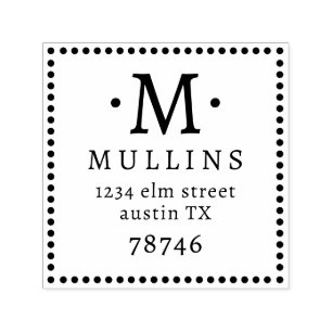 Modelo de Carimbo Personalizável de 1,5"x1,5"