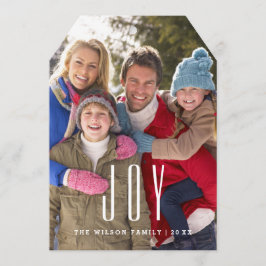 Modelo de Cartão com fotos de Joy Personalizável