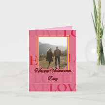 Modelo de cartão de dia dos namorados com foto