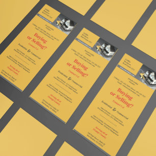 Modelo de Cartão de Exposição para Negócios de Imó