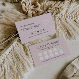 Modelo de Cartão de Lealdade Editável,