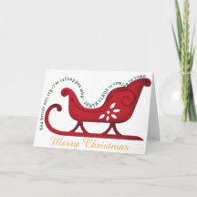 Modelo de Cartão de Natal Personalizado Papai noel