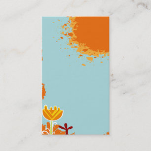 modelo de cartão de negócios colorido bonito legal