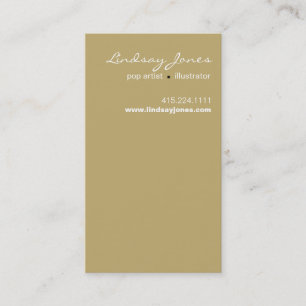 Modelo de cartão de negócios de Lindsay