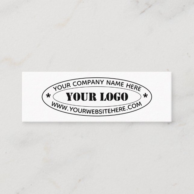 Modelo de cartão de negócios de texto personalizad (Frente)