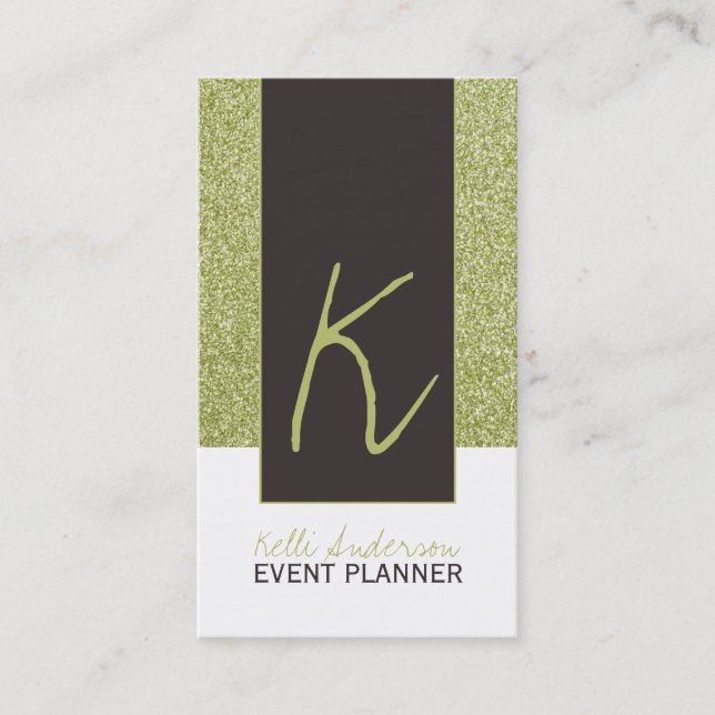 Modelo de cartão de negócios do brilho do (Frente)