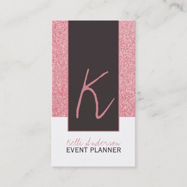 Modelo de cartão de negócios do brilho do (Frente)